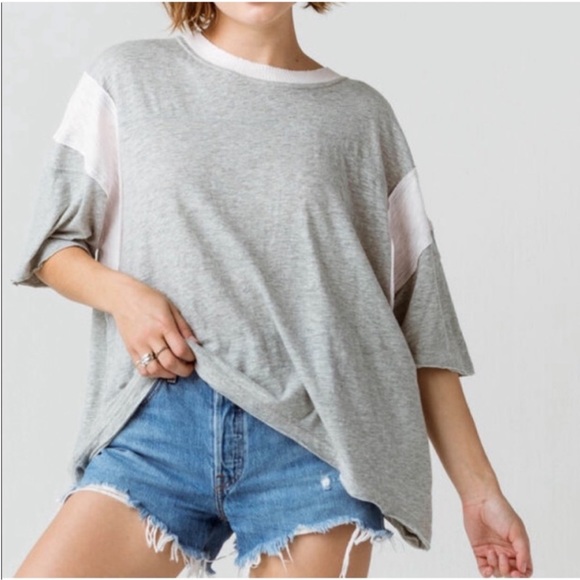 Free People Why Yes Striped Tee - Black & White main image 0